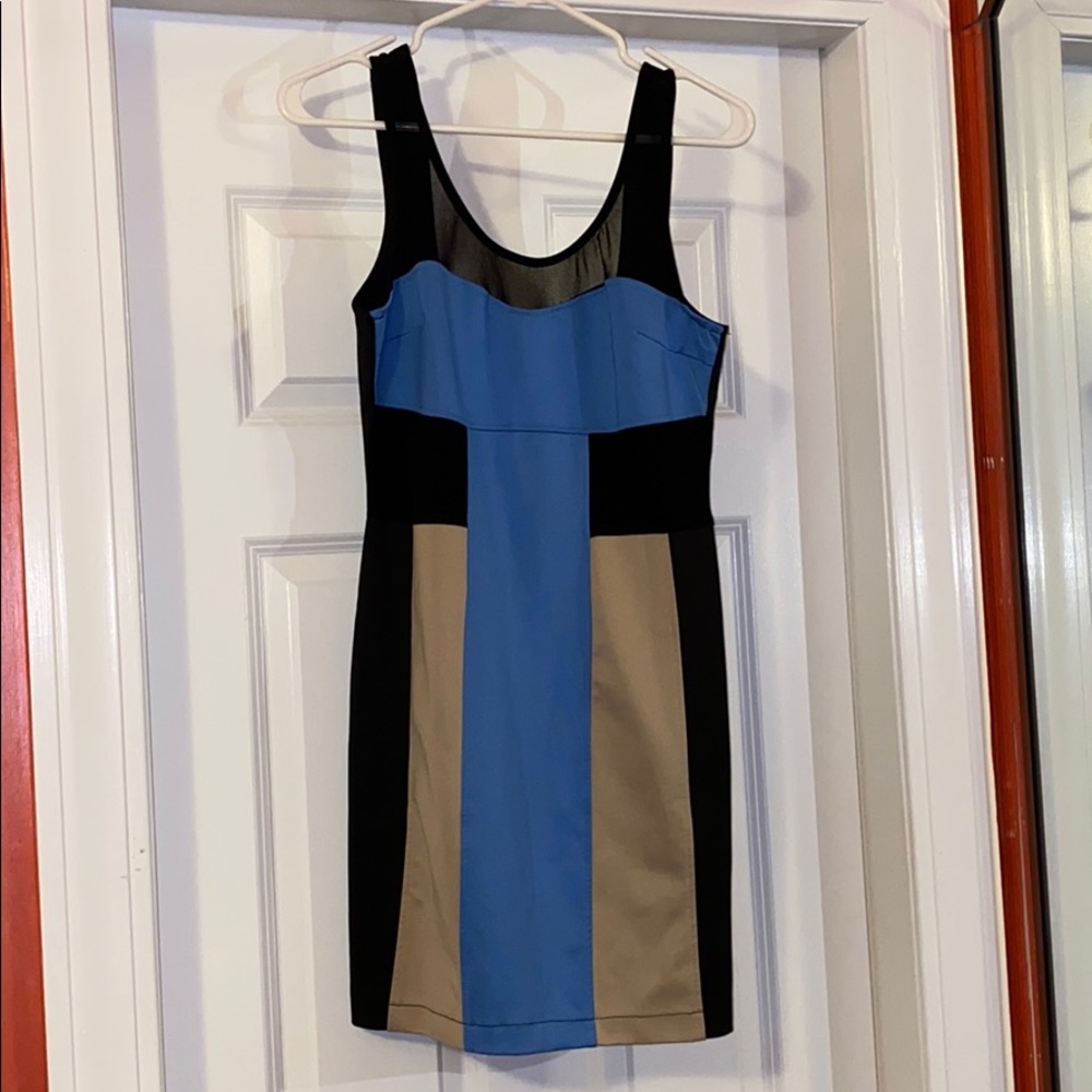 NWT mini color block dress